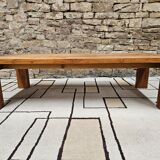 Vintage solid wood mortise and tenon coffee table