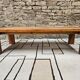 Vintage solid wood mortise and tenon coffee table