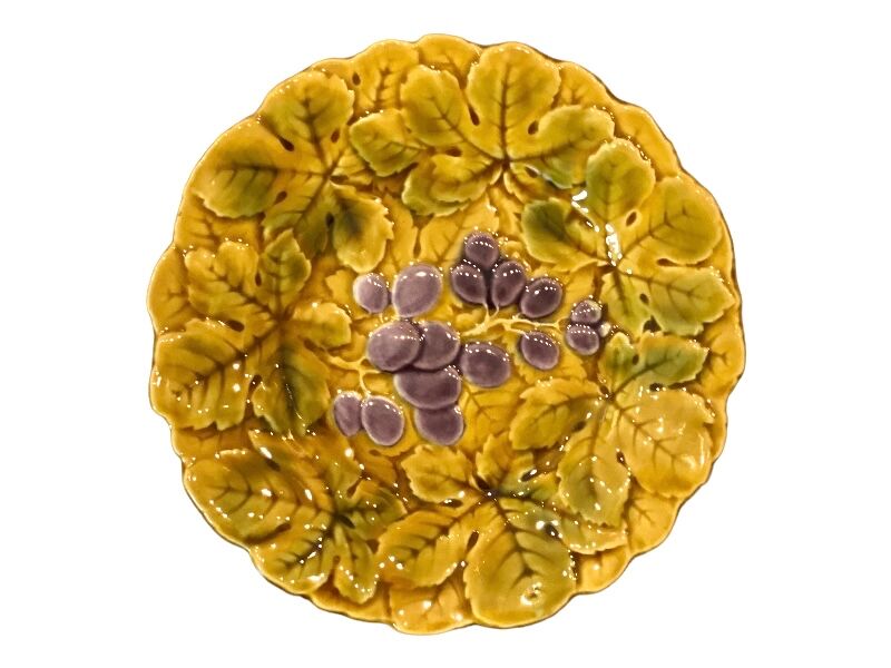 6 dessert plates + Sarreguemines slurry dish