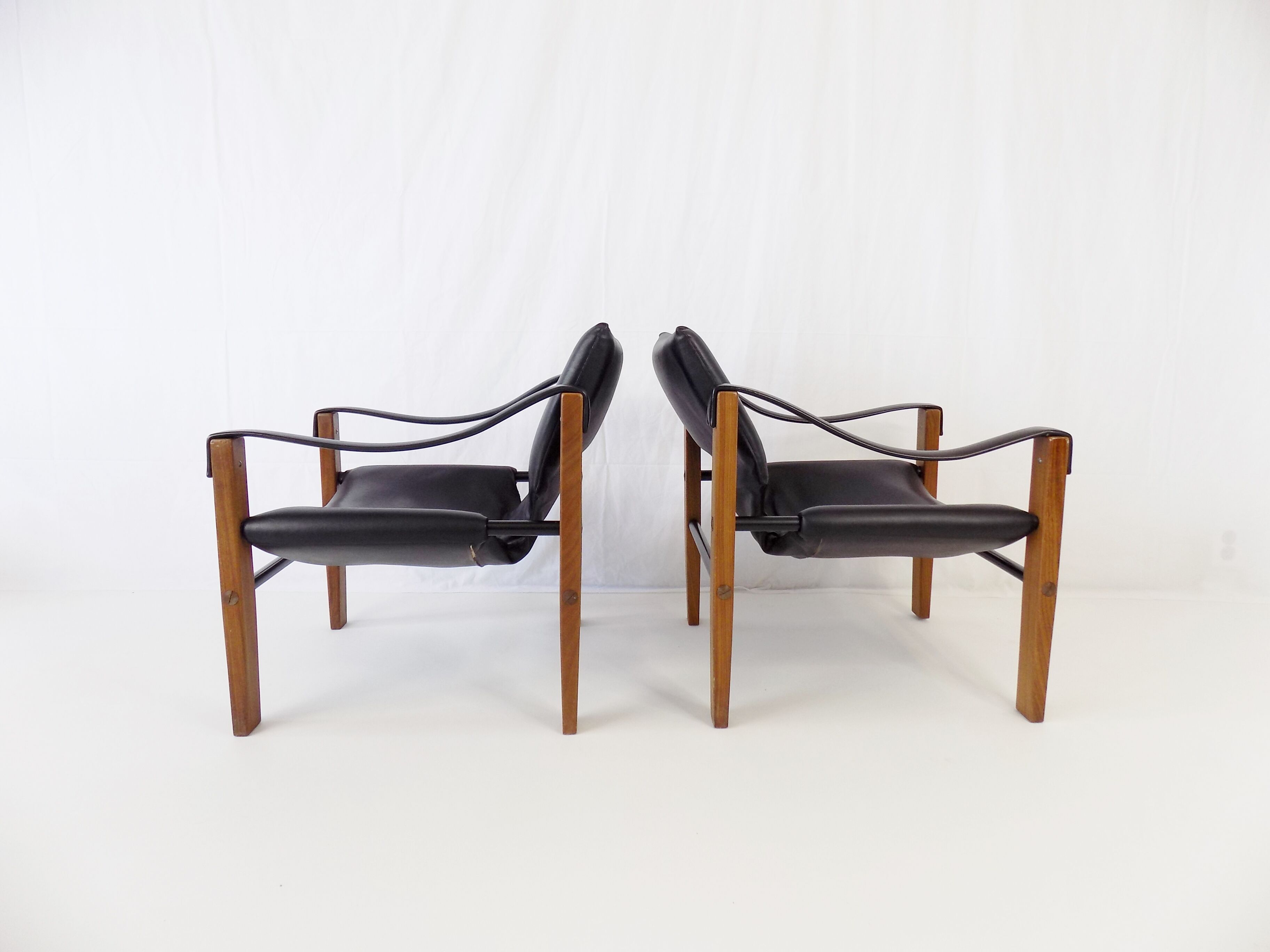 Arkana Set of 2 Safari Chairs by Maurice Burke