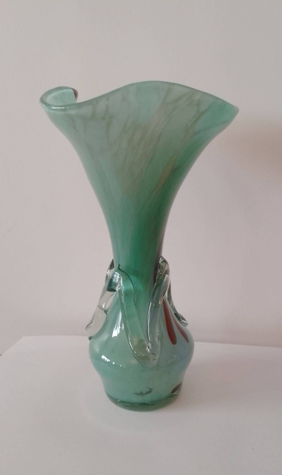 Vintage Murano blown glass vase 1950s/60s