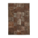 Handwoven anatolian contemporary 204 cm x 302 cm brown patchwork rug