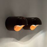 Pair of Space Age Lamps by Siberin Caronno, Italy 1970s