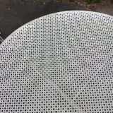 Old wrought iron garden furniture