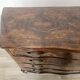 Chippendale chest of drawers in walnut burl, 1940s