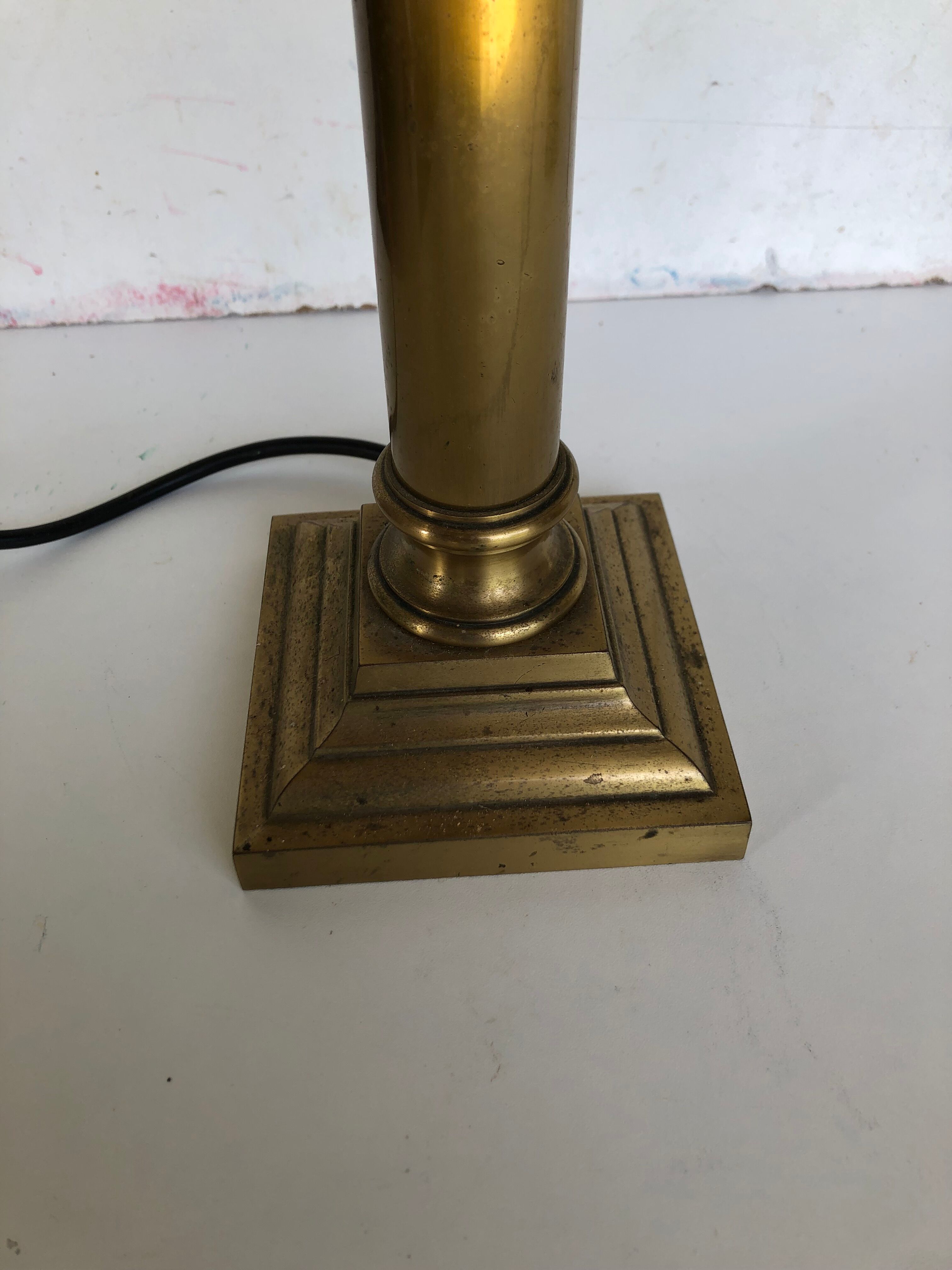 Solid brass lamp
