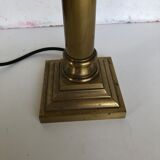 Solid brass lamp