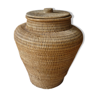 Rattan chest