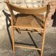 Folding cannage chair