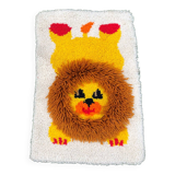 Children's lion wool rug