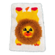 Tapis pour enfant en laine figurant un lion