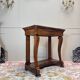 Console in flamed walnut from the louis philippe period, 19th century