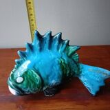 Fish in Vallauris barbotine