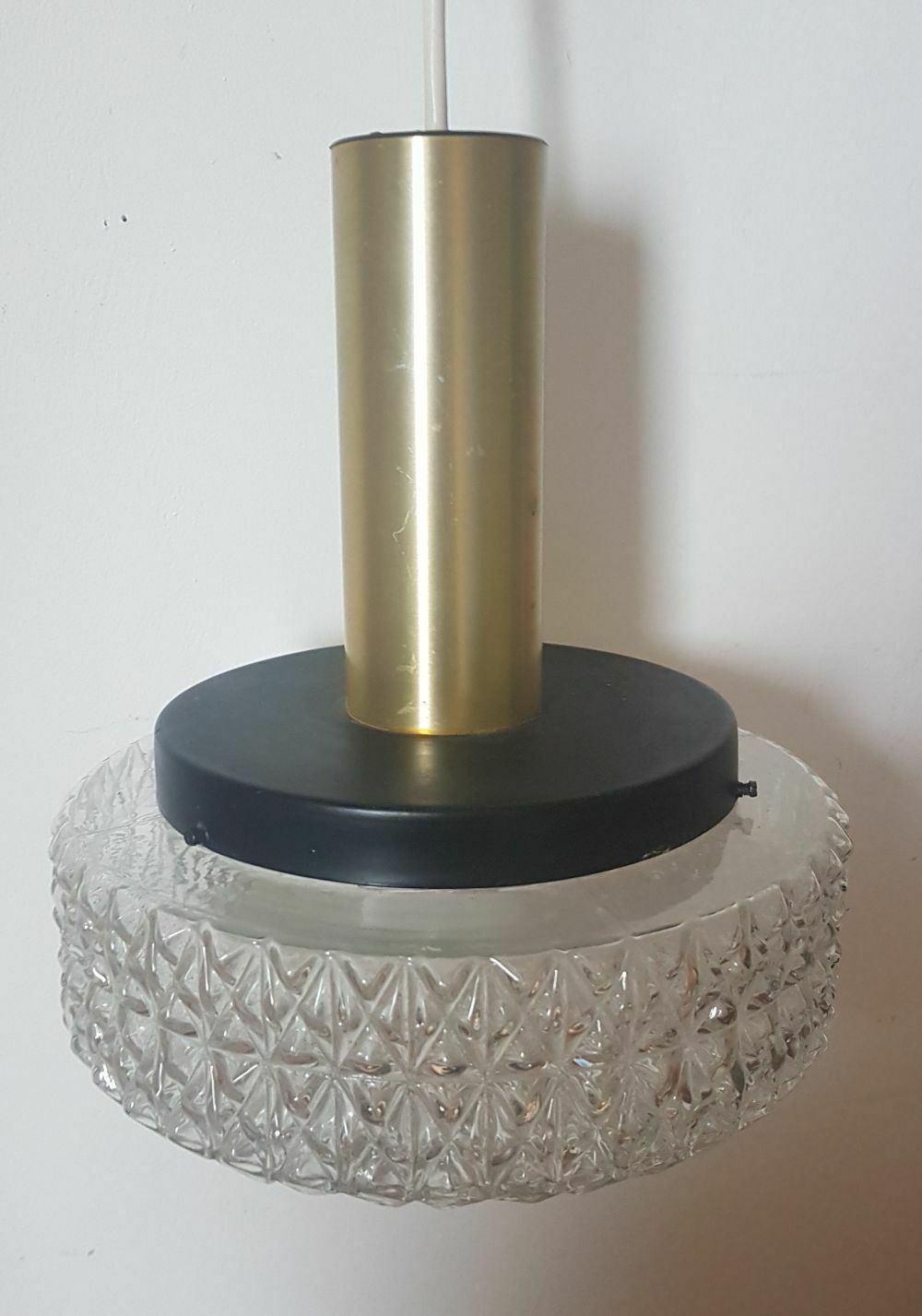 Suspension 60s-70s in metal and glass