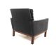 Scandinavian leather armchair, Sweden, 1960