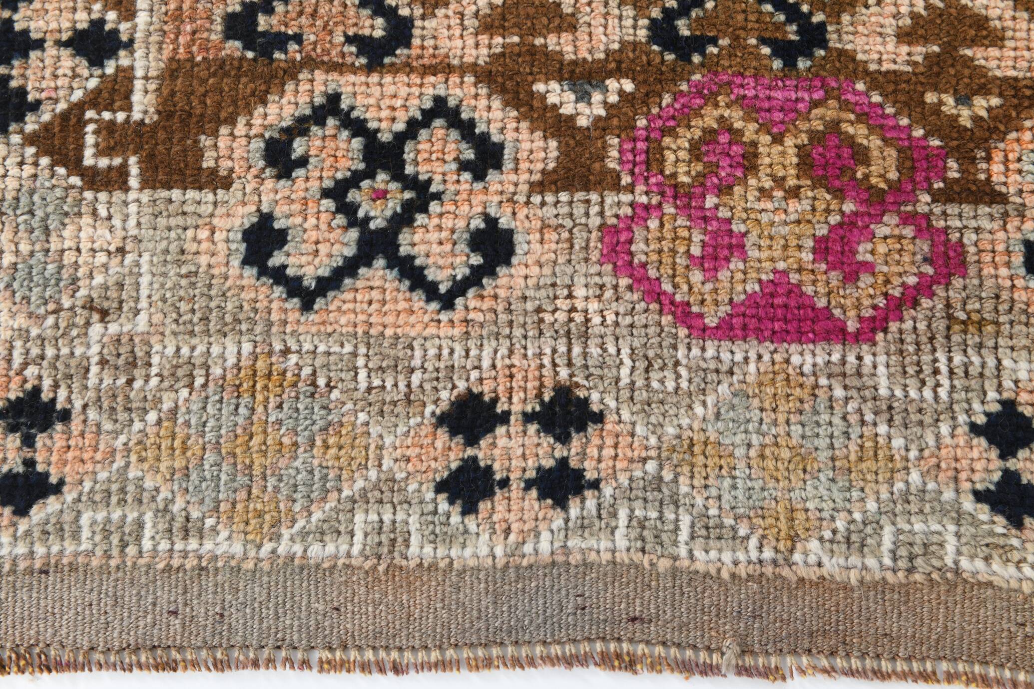 3x10 blue & brown persian runner rug, 91x295cm sk 18084 free shipping