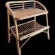 Petit meuble table d appoint vintage en rotin