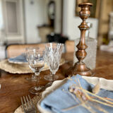 Vintage copper brass candle holder