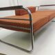 Canapé chrome Bauhaus Robert Slezák années 1940