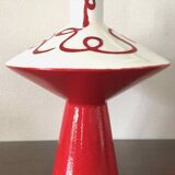 Italian design ceramic vase 1970