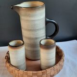 Pitcher and glasses