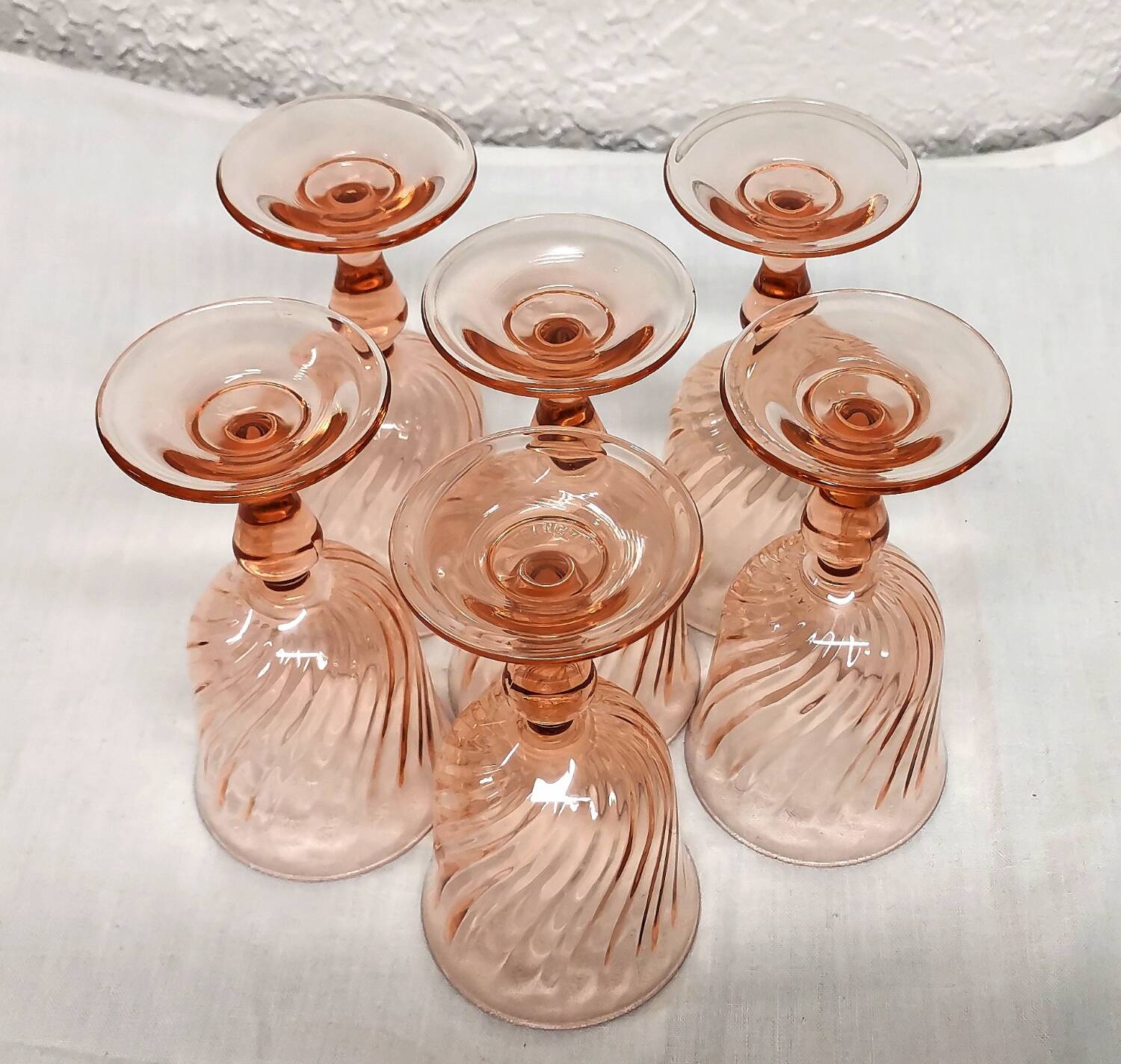 Rosaline Luminarc wine glasses