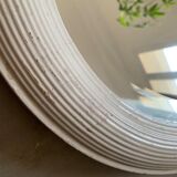 Old oval and beveled mirror 51x66cm