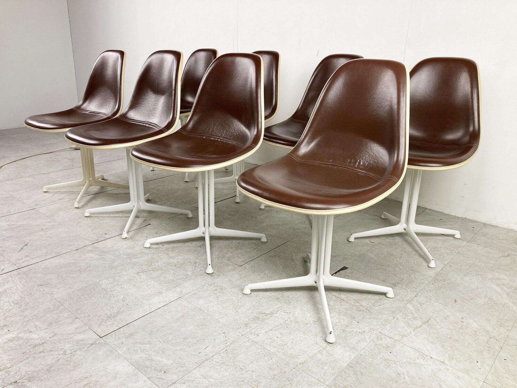 Eames La Fonda chairs by Herman Miller, 1960