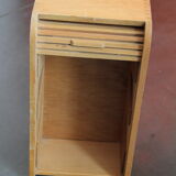 Old card box with drop-down pane