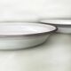 Set of 2 Royal Copenhagen handmade deep plates 'Domino', no. 14925