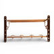 Art Deco wall coat rack shelf