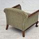 1950s, Danish armchair, furniture velour, teak wood.