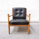 Danish leather armchair
