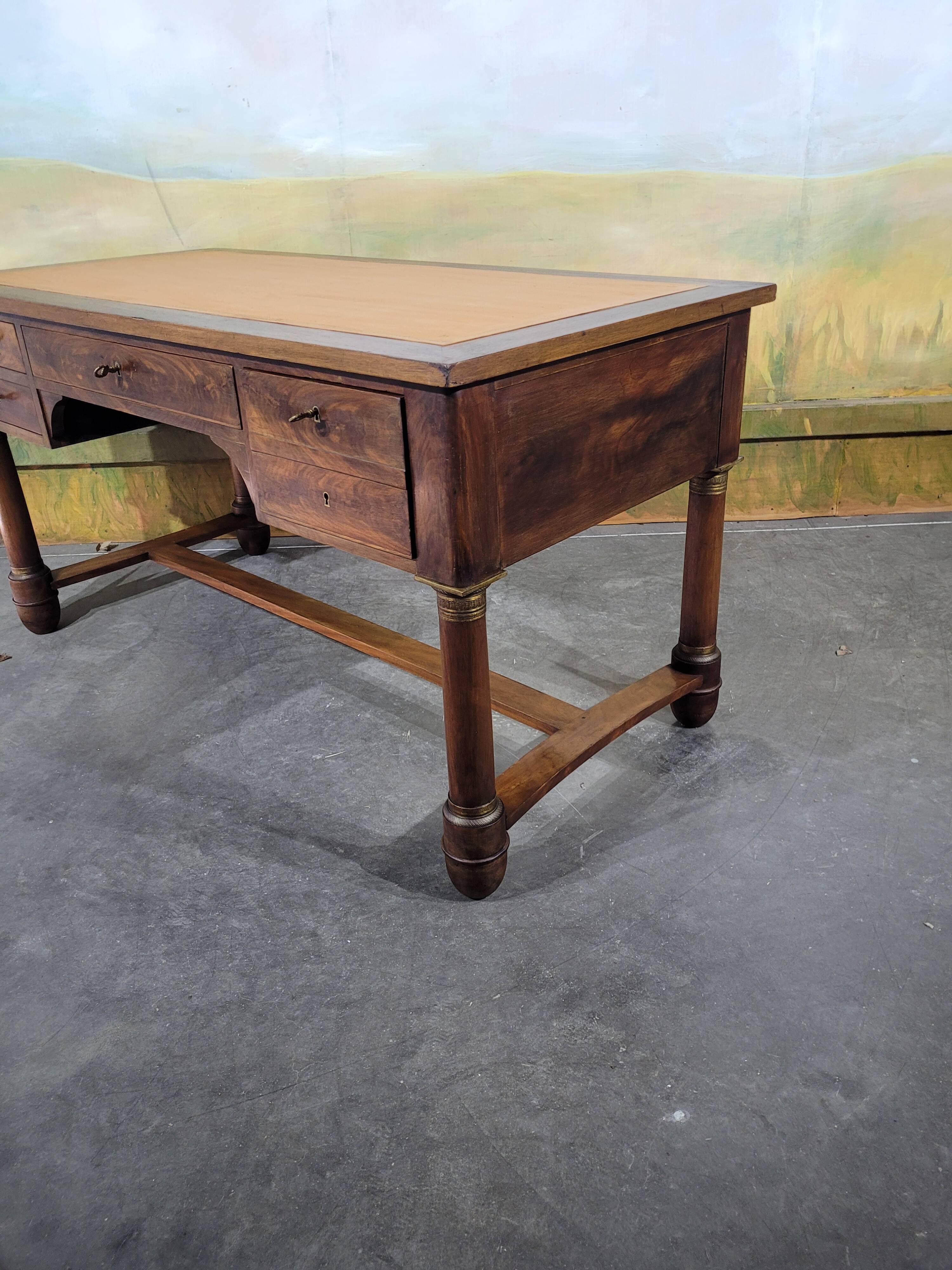 Empire mahogany desk