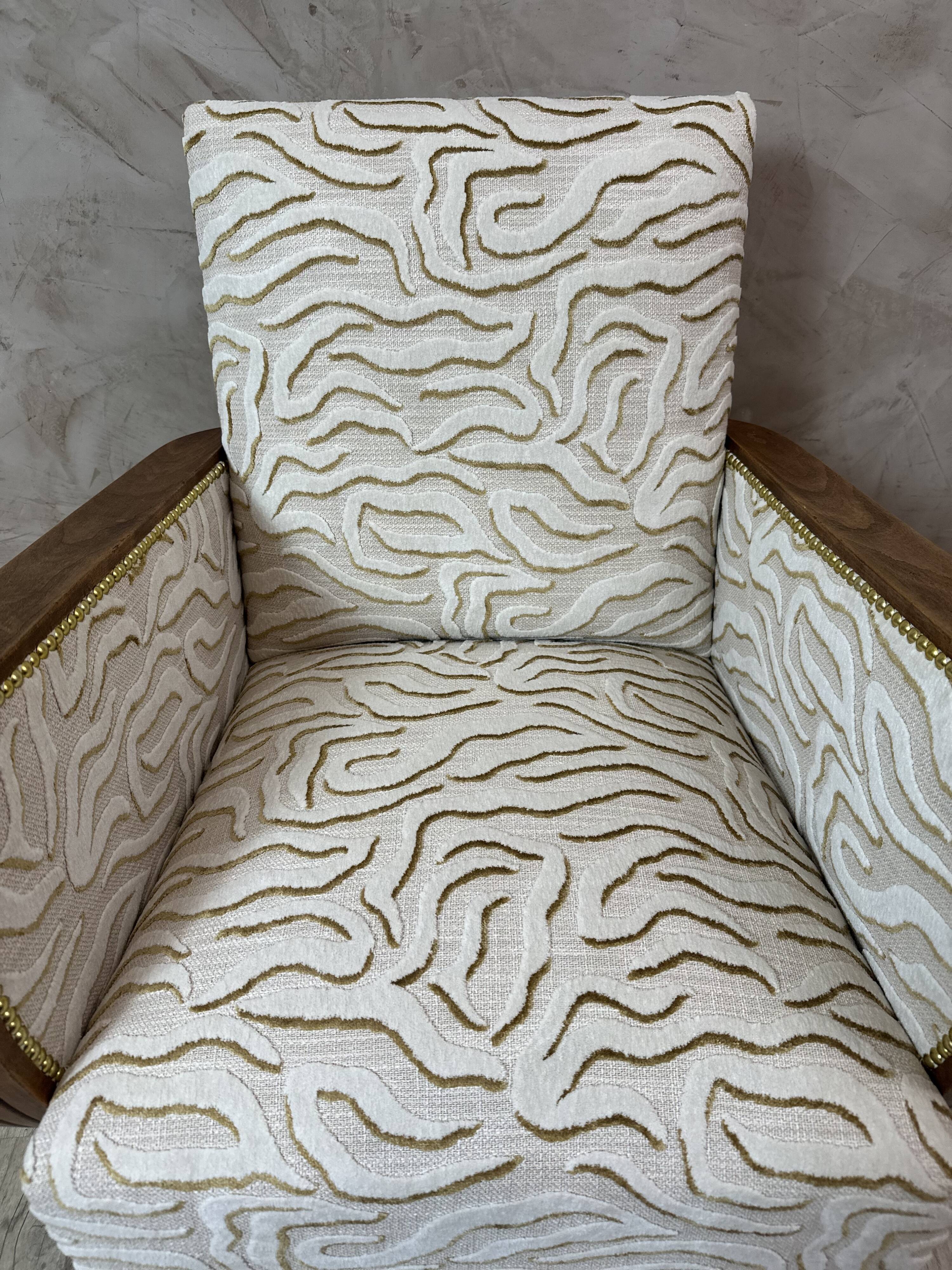 Art Deco armchair restored
