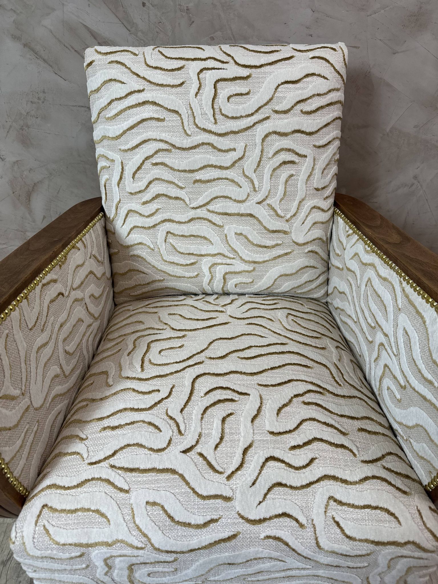 Art Deco armchair restored
