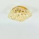 Mid-Century Amber Bubble Glass Ceiling Light by H.Tynell for Limburg, 1970s