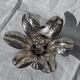 Caviar service flower of Poseidon in silver-plated metal Christofle finial