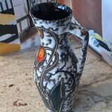 Fat lava ceramic vase Numbered Germany Vintage
