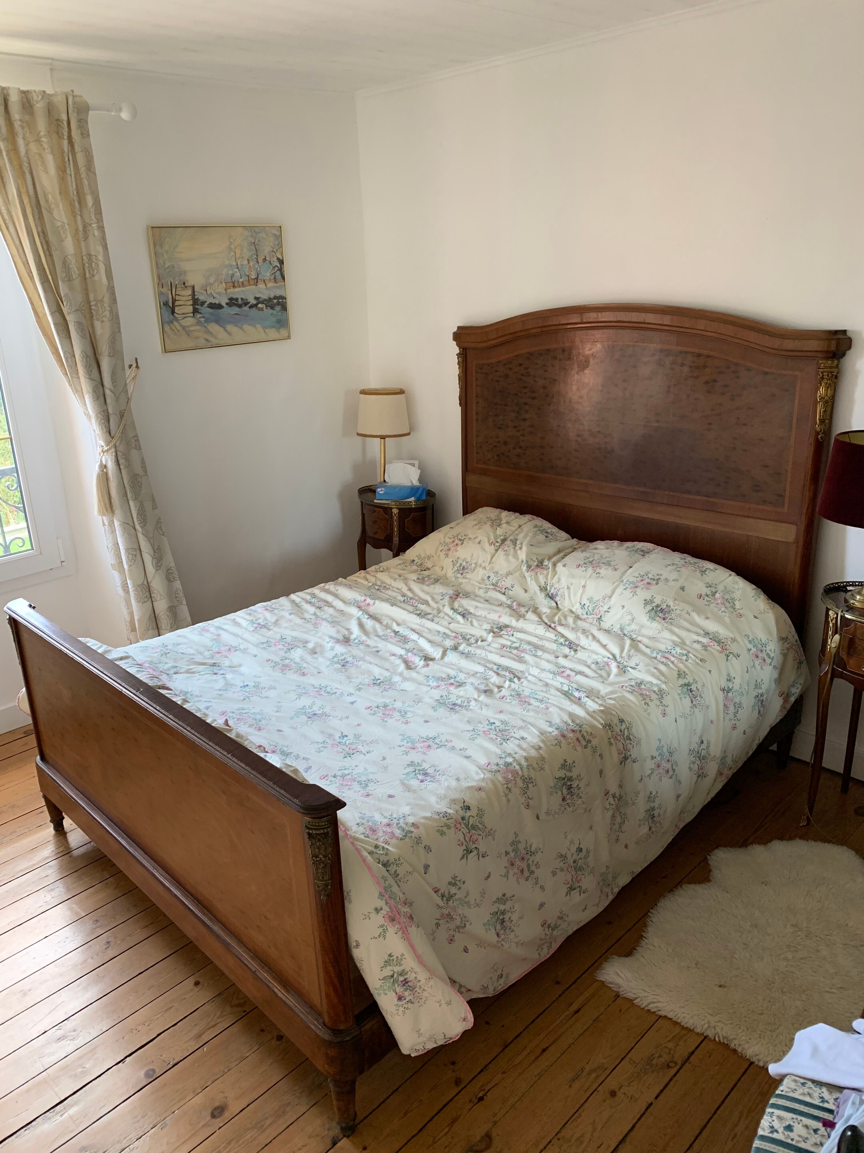 Louis XVI style double bed