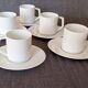Moka cups in porcelain from Manufacture Royale (Limoges)