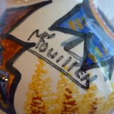 Quimper ceramic vase signed "Fouillen"