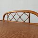 Vintage rattan and cane commode from the 1970s.