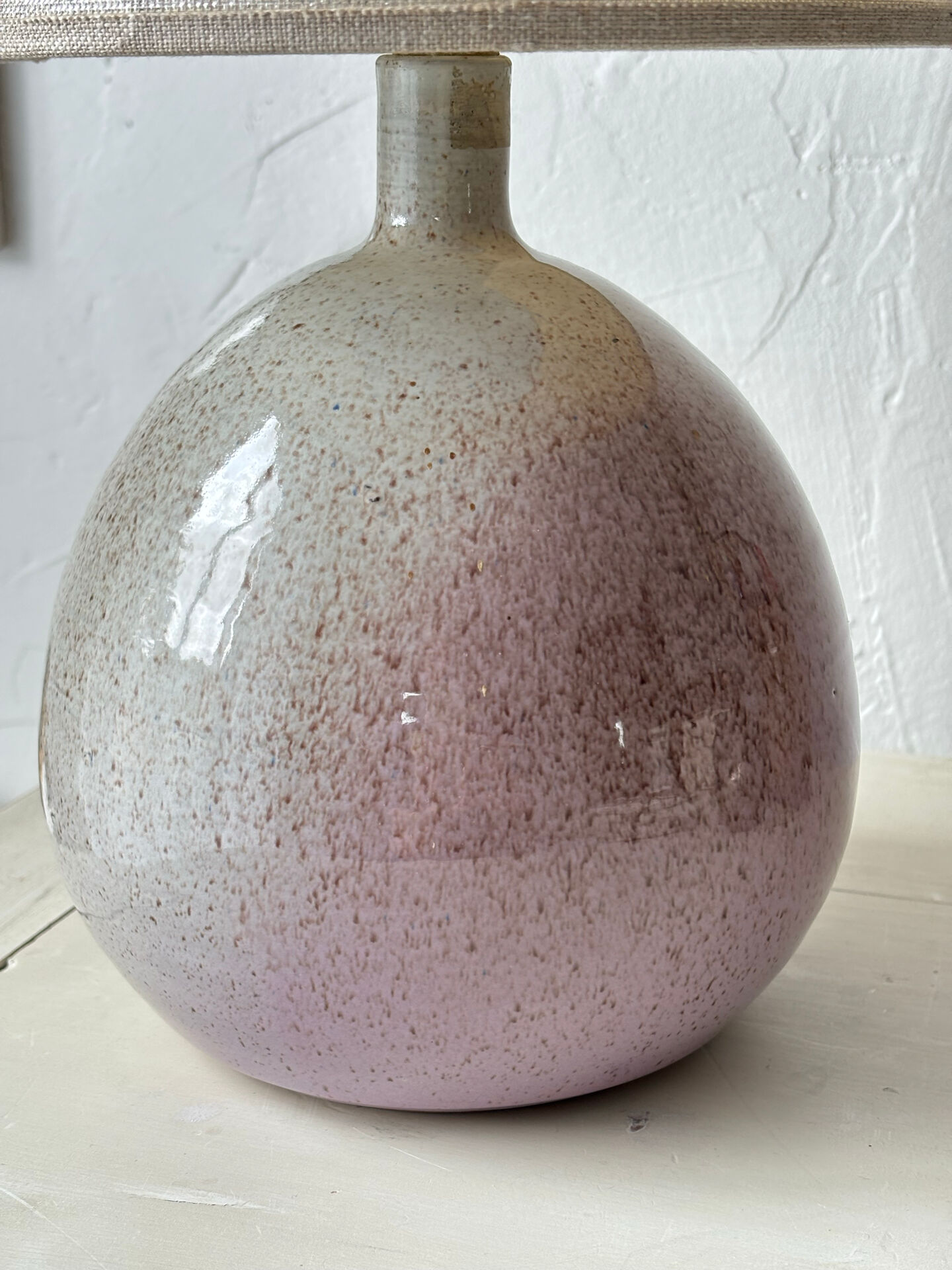 Lamp signed Les Cyclades Anduze - Roland Zobel