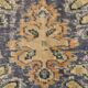 6x9 Pumpkin Orange Turkish Vintage Rug, 187x271 Cm