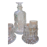 Whisky decanter with 6 glasses