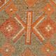 3x11 Reddish Coral Tones Vintage Runner Rug, Handwoven Runner Rug,91x346Cm