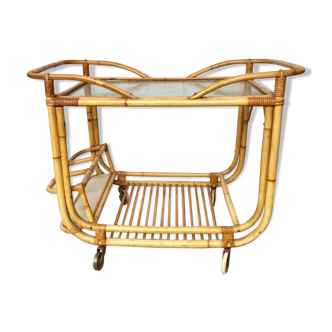 Serving rolling 60s rattan