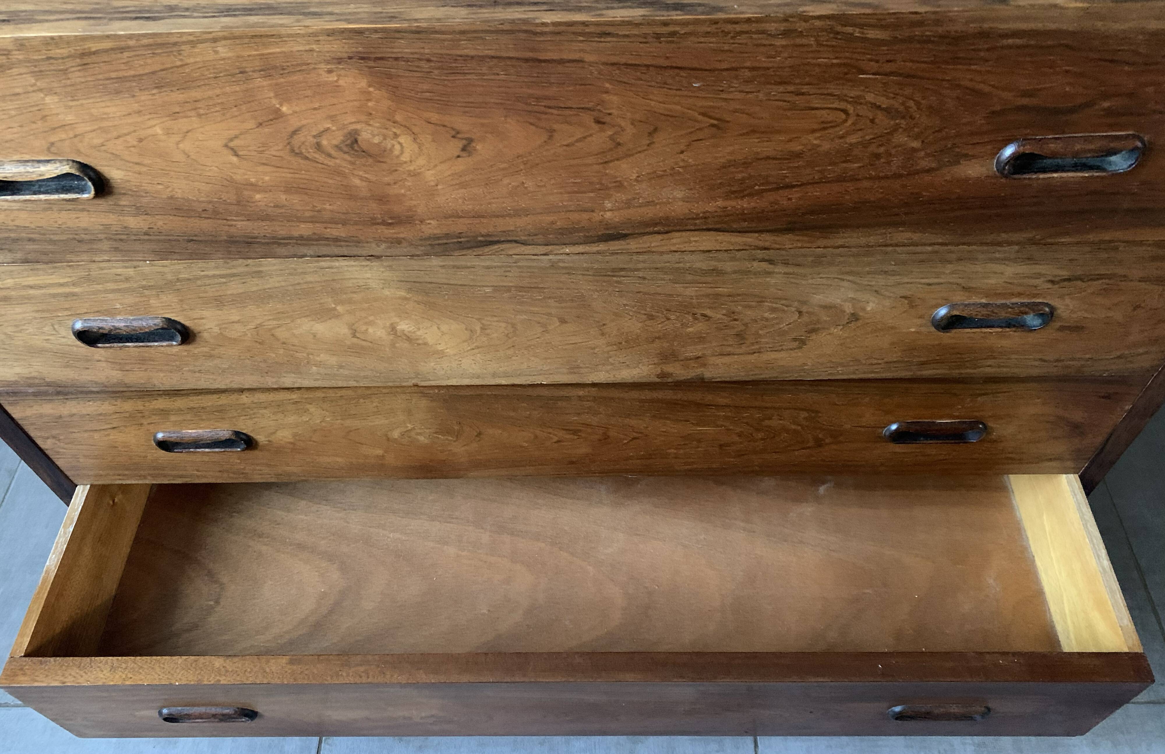 Vintage Scandinavian dressing table/dresser from the 60s in rosewood