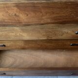 Coiffeuse, commode scandinave en palissandre, années 60